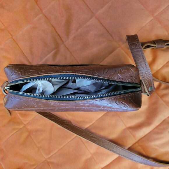 Portland Leather Toaster Bag in Meadow NWOT - Picture 3 of 3